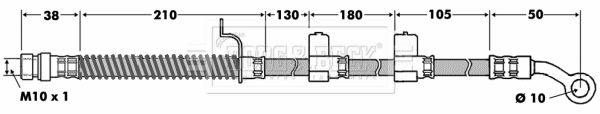 BORG & BECK Pidurivoolik BBH7455